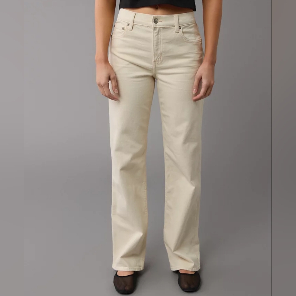 AE Stretch High-Waisted Stovepipe Jeans